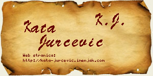 Kata Jurčević vizit kartica